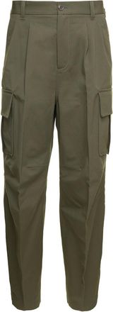 Gucci Green Cotton Cargo Pants