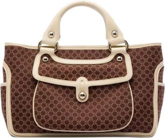 Celine Pre-owned Vintage Handbag - Dames - Vintage Handtas - Bruin - ONE Size - Leer - Vintage
