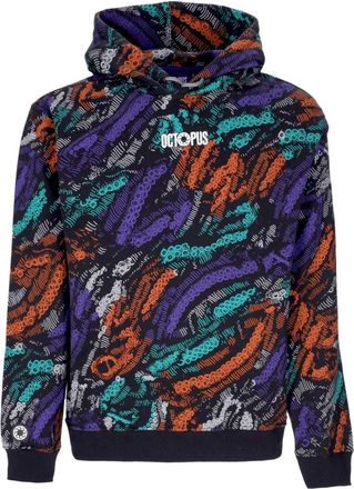 Octopus Deco Hoodie Multicolor - Heren - Hoodies - Veelkleurig - L - Katoen - Hoodies & sweatvesten