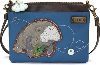 Chala Mini Crossbody/Purse with Convertible Strap Stylish, Compact, Versatile, Manatee Ii - Blue, One Size
