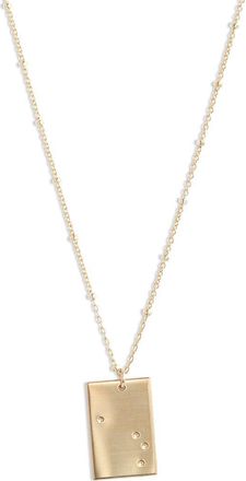 Set & Stones Zodiac Constellation Pendant Necklace in Gold - Aries at Nordstrom
