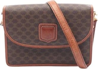 Celine Pre-owned Cross Body Bags, female, Brown, Size: ONE SIZE Pre-owned Vintage Cross Body Bag