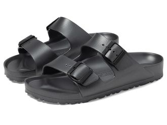 Birkenstock Arizona EVA Essentials Womens Shoes Metallic Anthracite EVA : EU 41 (US Womens 10-10.5) Narrow, Synthetic