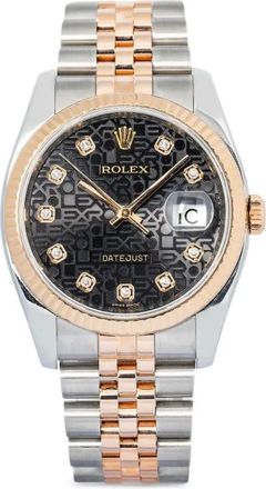 Rolex Datejust 36 mm horloge - Zwart