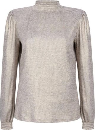 Aaiko Dames, Blouses & Shirts, Geel, Maat: XL Leer