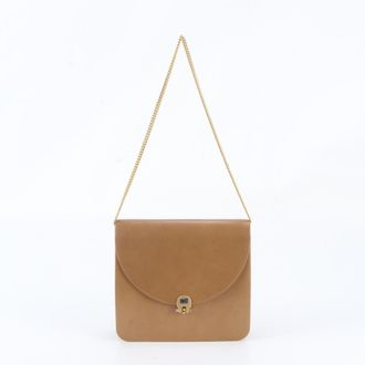 Dior Beige Leather Shoulder Bag Tote Bag (Pre-Owned)