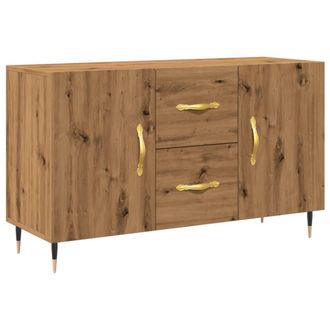 Berkfield Home Sideboard Artisan Oak 100x36x60 cm Engineered Wood in Brown | Size: 100 x 36 x 60 cm