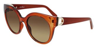 Ferragamo SF 1031S 261 Mens Sunglasses Brown Size 53