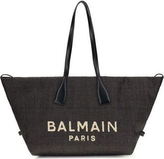 Balmain Track Shoulder Bag Black