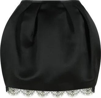 Blumarine Duchesse rok van zwart polyester