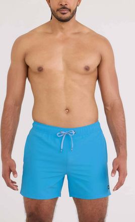 Saxx Oh Buoy 2N1 Volley Swim Trunks In Tranquil Blue