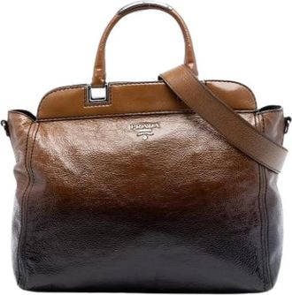 Prada Pre-owned Vintage Satchel - Dames - Vintage Handtas - Veelkleurig - ONE Size - Leer - Vintage