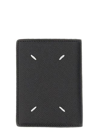 Maison Margiela Bi-Fold Leather Cardholder - Black