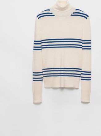 Prada Striped wool turtleneck sweater