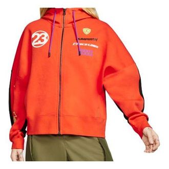 Air Jordan (WMNS) Air Jordan Moto Lightweight Knitting Jacket Orange CU4156-891
