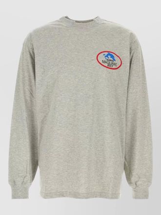 Magliano cotton crew neck graphic long sleeve t shirt