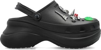 Balenciaga Rubberlaarzen met applicaties - Heren - Klompen - Zwart - 40 EU - Schoenen