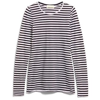 Armedangels Einiaara Stripes Longsleeve f&uuml;r Damen | grau