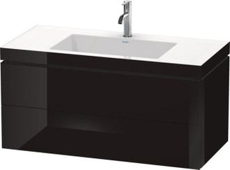 Duravit Lavamanos Duravit L-cube Con Base Mural, 100x48 Cm, 2 Cajones