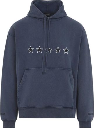 Balenciaga Oversized Hoodie - Heren - Hoodies - Blauw - L - Katoen - Hoodies & sweatvesten