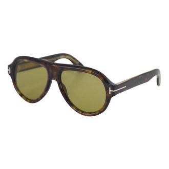 Tom Ford Sunglasses, unisex, Brown, Size: 59 MM Icon Pilot Sunglasses