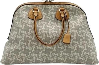 Celine Pre-owned Vintage Boston Bag - Dames - Vintage Handtas - Grijs - ONE Size - Leer - Vintage
