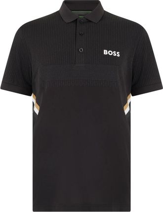 HUGO BOSS Paule TOC Polo - Heren - Polos - Zwart - M - Polyester - Tops