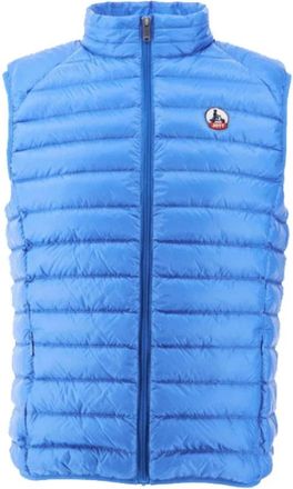 Jott Mouwloos Donsvest Urban Chic Stijl - Heren - Bodywarmers - Blauw - 2XL - Jassen