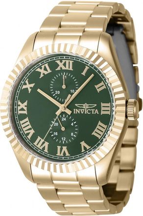 Invicta Specialty GMT Quartz Green Dial Mens Watch 47430