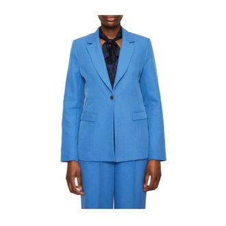 Nafnaf Formal Blazerjas - Dames - Blazers - Blauw - S - Leer - Jassen