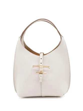 Tod's T Timeless tote bag - women - CALFSKIN - OS - White