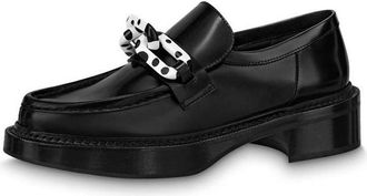 Louis Vuitton (WMNS) LOUIS VUITTON x YK Academy Loafers Black with White 1AB9JW