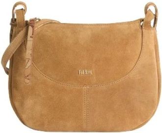 Alviero Martini 1A Classe Tribal Leren Crossbody - Dames - Schoudertassen - Bruin - ONE Size - Leer - Tassen