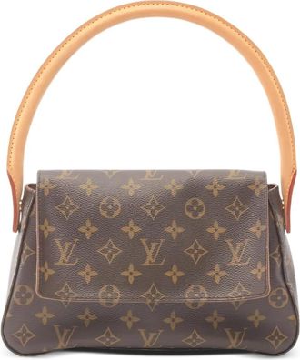 Louis Vuitton Borsa a mano mini Looping 2006 - Marrone