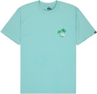 Quiksilver EVO Learning From Nature S/S T-Shirt f&uuml;r Herren | t&uuml;rkis