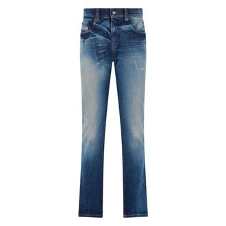 Diesel Slim-fit Jeans, male, Blue, Size: W27 2019 D-Strukt Slim Jeans