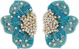 America & Beyond Tidal Twinkle Earrings In Teal