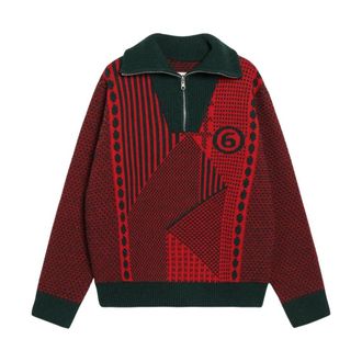 Maison Margiela Dames, Truien, Veelkleurig, Maat: M