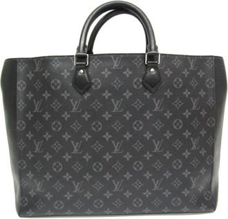 Louis Vuitton Grand Sac Eclipse Black Canvas Handbag (Pre-Owned)