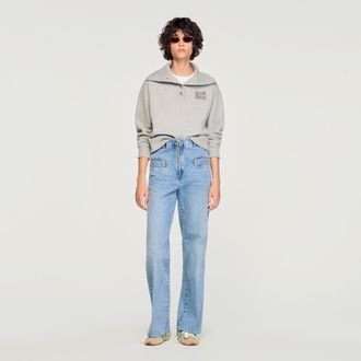 Sandro Wide-leg jeans