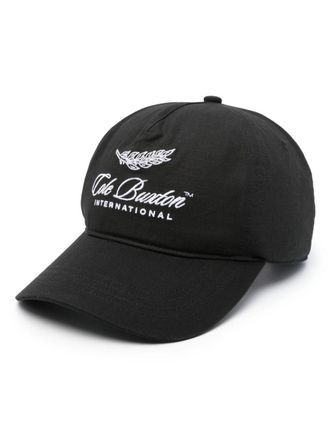 Cole Buxton Cappello da baseball con ricamo - Nero