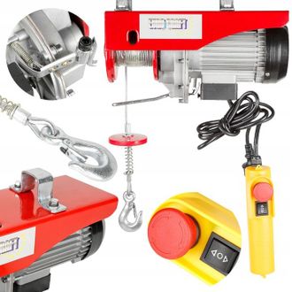 OEM Cabrestante El&eacute;ctrico De 800 Kg Y 2000 W, Controlado Por Cable, Para Gr&uacute;a Puente Hj207