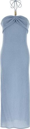 Magda Butrym Re 26 Jurk 02 - Dames - Kleedjes - Blauw - 2XS - Polyester - Kleedjes