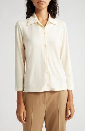 Vince Long Sleeve Button-Up Shirt in Pale Sun Stone at Nordstrom Rack, Size X-Large
