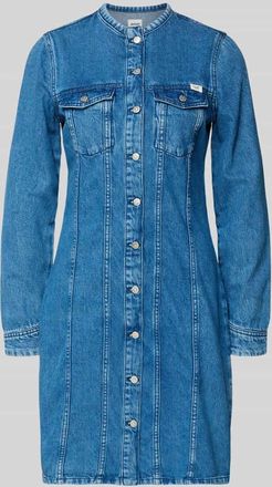 Mustang Jeans Mustang Jeanskleid mit Brusttaschen Modell PAOLA ALTO in Jeansblau, Gr&ouml;&szlig;e 34