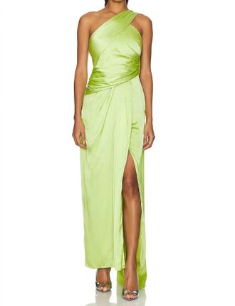 Yaura Eden Dress In Lime
