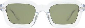Le Specs Impossible 51mm Square Sunglasses in Clear at Nordstrom