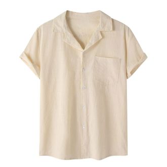 Generic Shirts Hawaiian Tropical Beach Shirts for Mens Daily and Holidays Short Sleeve Regular Fit Mens Floral Shirts Mens Short Sleeve Classic Plaid Shirt Me