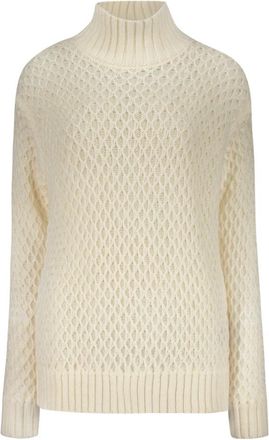 Moorer Dames, Truien, Beige, Maat: XS Acryl