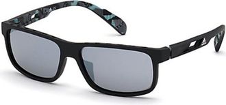 Adidas Sport SP0023 02C Mens Sunglasses Black Size 58
